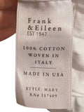 *Frank & Eileen Mary Cotton Twill Long Sleeve Button Up Mini Shirt Dress, Size M