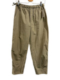 *Soeur Andreas Cotton High-Rise Elastic Side Tie Waist Pull-On Tapered Leg Ankle Pants, Size FR36=4