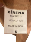 *XiRENA Florence Cotton Poplin Sleeveless Scoop Neck Smocked Bodice Midi Dress, Size S