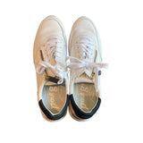 *Paul Green 5310 Leather Lace-Up Side Zipper Low Top Sneakers, Size UK7.5=US10