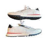 *Paul Green 5310 Leather Lace-Up Side Zipper Low Top Sneakers, Size UK7.5=US10