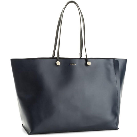^Furla Eden Large Leather Removable Lion Pouch Top Handle Shoulder Bag Tote