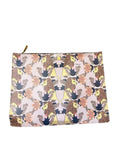 *Furla Eden Large Leather Removable Lion Pouch Top Handle Shoulder Bag Tote