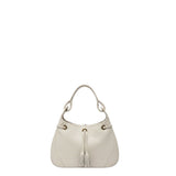 *Just Campagne Limited Edition Auteuil Pebbled Pullman Leather Tassle Closure Hobo Shoulder Bag