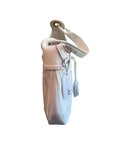 *Just Campagne Limited Edition Auteuil Pebbled Pullman Leather Tassle Closure Hobo Shoulder Bag