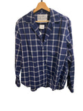 *Frank & Eileen Eileen Relaxed Fit Cotton Plaid Long Sleeve Collared V-Neck Button-Up Shirt Top, Size M