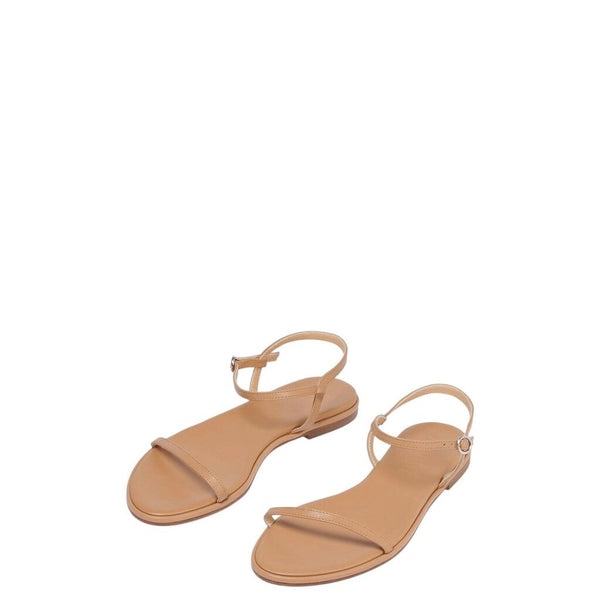 Ayede Nettie Leather Single Strap Ankle Strap Flat Sandals, Size 39 w/dustbag