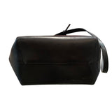 *Mansur Gavriel Large Bucket Bag Smooth Leather Drawstring Top Closure Crossbody Bag w/Pouch