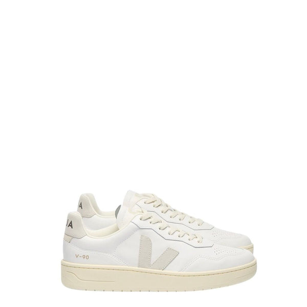 ^Veja V-10 Leather Perforated-Toe Lace-Up Low-Top Sneakers, Size 8.5