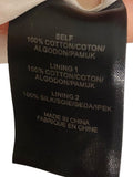 *Tibi Cotton Sleeveless One Shoulder Sash Tie Waist Asymmetric Split Hem Midi Dress, Size 4