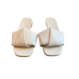 *Jenni Kayne Dani Leather Knot Strap Leather Slide Sandals, Size 37