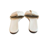 *Jenni Kayne Dani Leather Knot Strap Leather Slide Sandals, Size 37