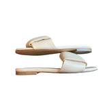 *Jenni Kayne Dani Leather Knot Strap Leather Slide Sandals, Size 37