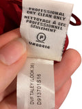 *NWT Diane von Furstenberg Taley Satin Sleevless Surplice Tie Wrap Draped Maxi Dress, Size 10