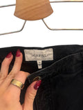 *THE GREAT. The Painter Cotton Canvas High Rise Flat Front Wide-Leg Cropped Pants, Size 28 (6)