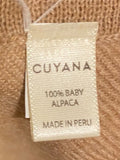 ^Cuyana 100% Baby Alpaca Pocho Cape Wrap Scarf, Size OS
