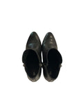 *Frye Judith Bootie Leather Double Side Zipper 2.5" Stacked Cuban Heel Ankle Boots, Size 7.5