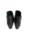 *Frye Judith Bootie Leather Double Side Zipper 2.5" Stacked Cuban Heel Ankle Boots, Size 7.5