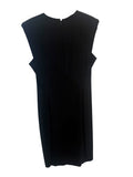 *Theory Power Dress Bi-Stretch Crepe Sleeveless Sheath Knee Length Dress, Size S