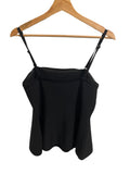 *Me+Em Structured Knit Cami Square Neck Peplum Convertible Strapless Top, Size 8