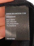 *Me+Em Structured Knit Cami Square Neck Peplum Convertible Strapless Top, Size 8