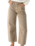 *Citizens of Humanity Miro Leopard High-Rise Relaxed Barrel Leg Jeans, Size 26 (2)