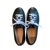 ^NWOT Aquatalia Ollie Nappa Leather Low-Top Lace-Up Sneaker, Size 7.5