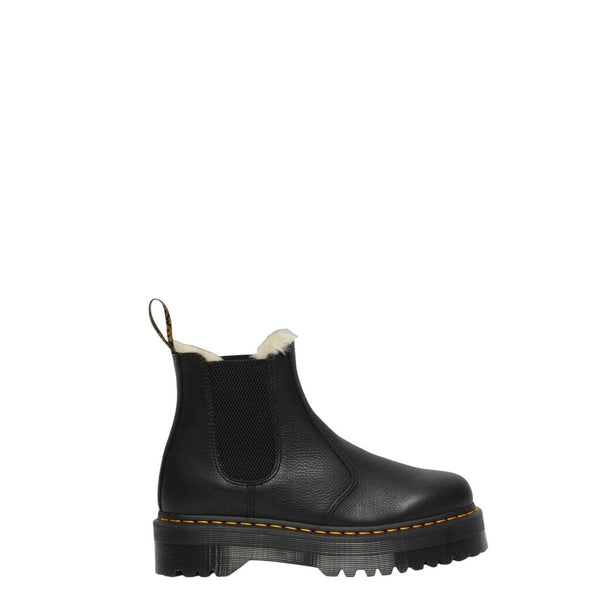 ^Dr. Martens 2976 AirWair Faux Fur Lined Pull-On Air-Cushioned Sole Ankle Boots, Size 8