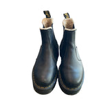 *Dr. Martens 2976 AirWair Faux Fur Lined Pull-On Air-Cushioned Sole Ankle Boots, Size 8
