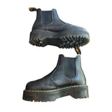 *Dr. Martens 2976 AirWair Faux Fur Lined Pull-On Air-Cushioned Sole Ankle Boots, Size 8