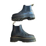 *Dr. Martens 2976 AirWair Faux Fur Lined Pull-On Air-Cushioned Sole Ankle Boots, Size 8