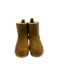 *No. 6 Store Mid Heel Shearling Pull-On Wooden Platform Clog Boot, Size 39