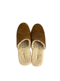 *Rag & Bone Mara Shearling Suede Wooden Sole Stud Trim Platform Mule Clog , Size 39
