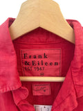 *Frank & Eileen Eileen Linen Long Sleeve Collared V-Neck Button-Up Shirt Top, Size XXS