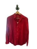 *Frank & Eileen Eileen Linen Long Sleeve Collared V-Neck Button-Up Shirt Top, Size XXS