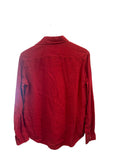 *Frank & Eileen Eileen Linen Long Sleeve Collared V-Neck Button-Up Shirt Top, Size XXS