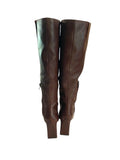 *Sam Edelman Sylvia Snip-Toe Block Heel Wide Calf Tall Boots, Size 8.5
