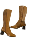 *Joie Racquel Round Toe 2.5" Stacked Heel Tall Boots, Size 10