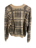 *Rails Reese Wool Blend Plaid Long Sleeve V Neck Cardigan Sweater, Size S