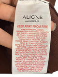 *NWT Aligne Isobel Cotton & Wool Knit Collared Full Zip Cardigan Jacket, Size 4