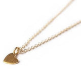 Adorn 512 14K Gold-Filled Tiny Heart 14" Necklace w/2" Extension