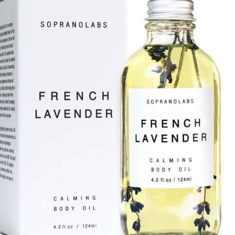 SopranoLabs French Lavender Calming Body Oil 4.2 fl oz