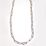 Adorn 512 Gold Plate Paperclip Chain 17" Necklace