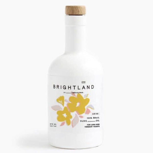 Brightland Arise Basil Infused Olive Oil, 375 ml