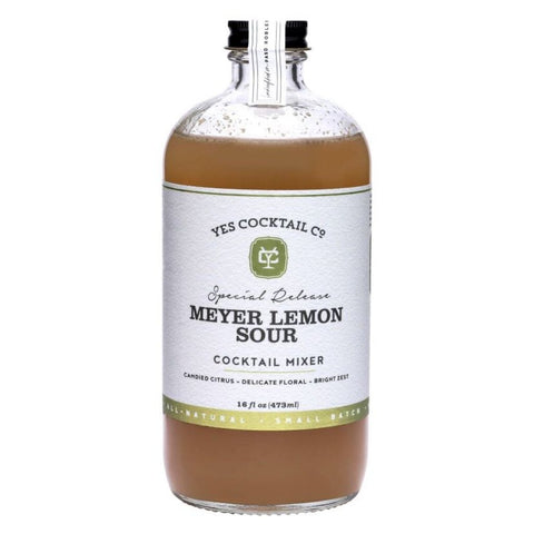 Yes Cocktail Co. Meyer Lemon Sour Cocktail Mixer: SUMMER SEASONAL