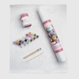 Pink Picasso Pinch Me Floral Paint by Numbers Kit