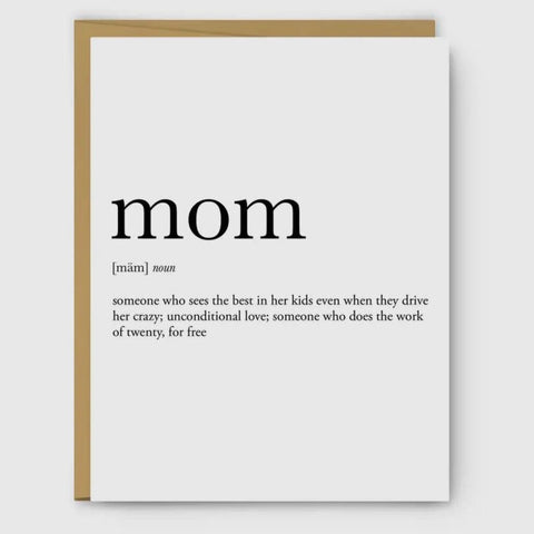 Footnotes Mom Definition Notecard