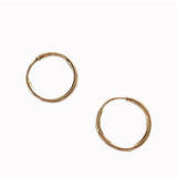 Go Rings 14K Gold-Filled Tiny Endless Hoop Earrings