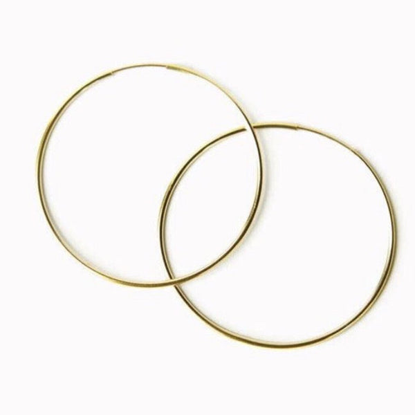 Go Rings 14K Gold-Filled Medium Endless Hoop Earrings