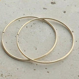 Go Rings 14K Gold-Filled Medium Endless Hoop Earrings